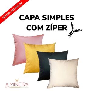 CAPAS DE ALMOFADA DECORATIVAS 30x30 EM SUEDE