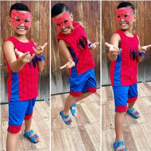 Conjunto Fantasia Infantil Menino Marvel Homem Aranha