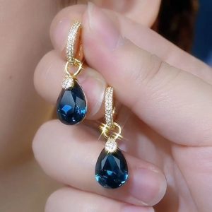 Luz e luxo de alta qualidade, design de estilo, brincos da moda, novo estilo