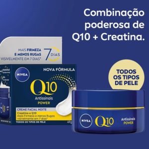 NIVEA Creme Facial Antissinais Q10 Power Noite 49g