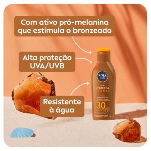 NIVEA SUN Protetor Solar Protect & Bronze FPS 30 125ml